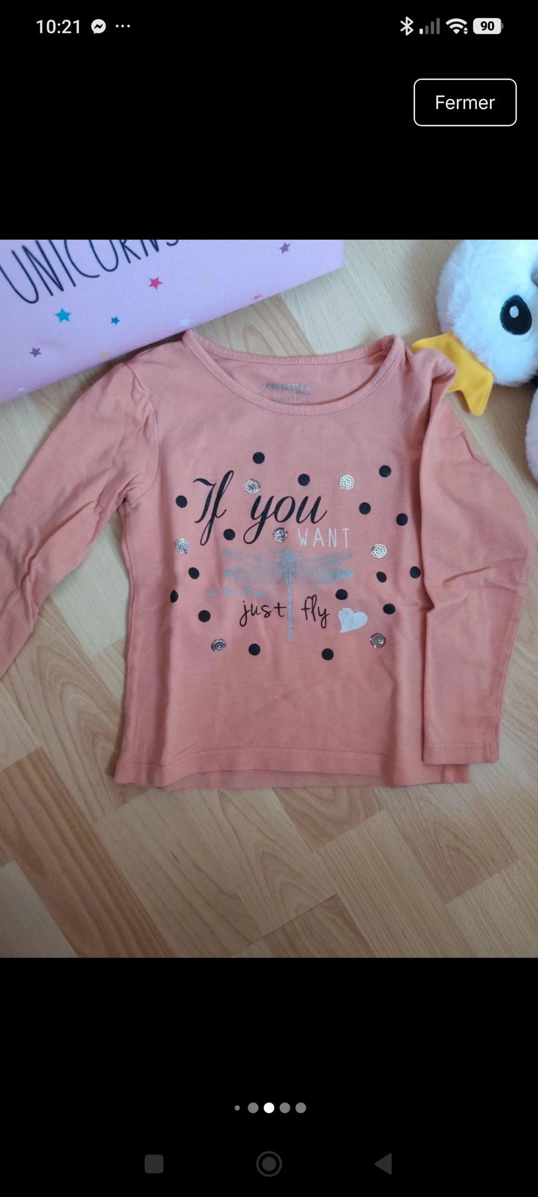 Lot 5 T-shirts met lange mouwen 24 maanden – photo 5